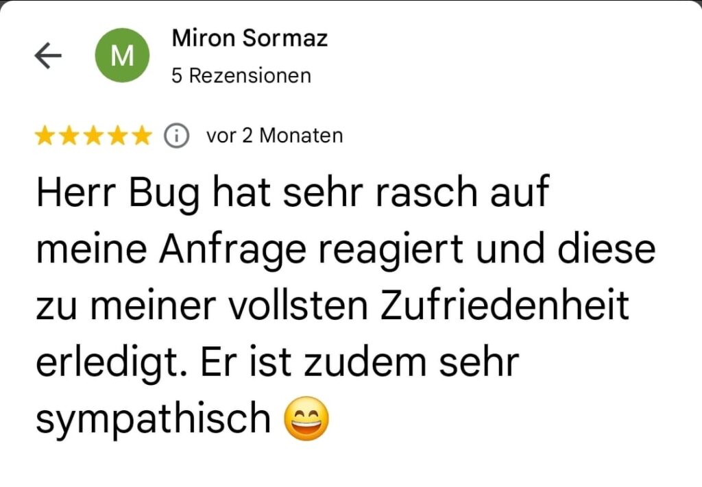 Google Rezension